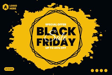 Black Friday Banner Template Graphic by Graphic World · Creative Fabrica