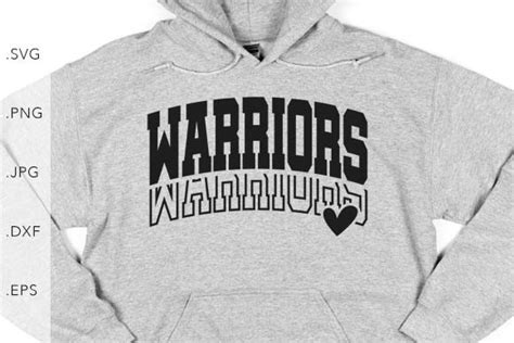 Warriors Double Arched Varsity Graphic By Studio Creative Fabrica