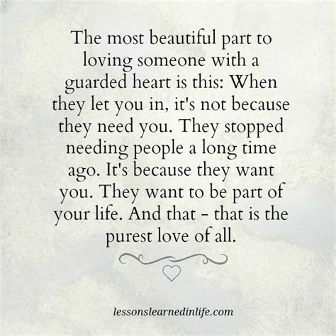 Guarded Heart Lessons Learned In Life Inspirational Quotes Words