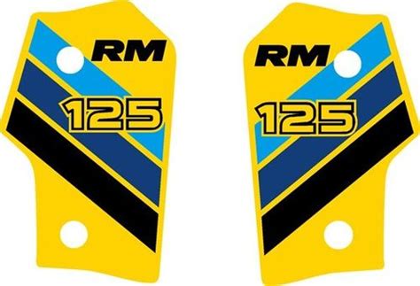 Suzuki Rm Radiator Shroud Decals