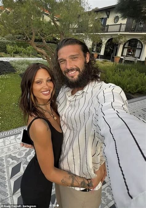 Andy Carroll Looks Completely Smitten With Bikini Clad Girlfriend Lou