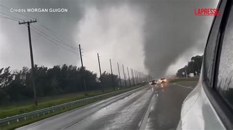 Usa L Uragano Milton Flagella La Florida Un Gigantesco Tornado