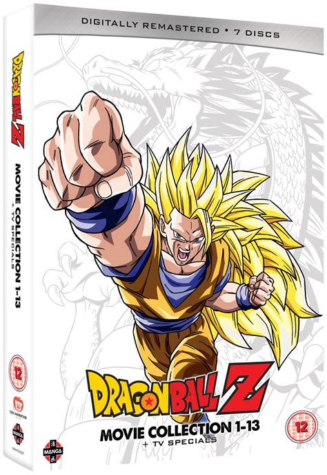 Dragon Ball Z Movie Collection Tv Specials Dvd Box Set Free