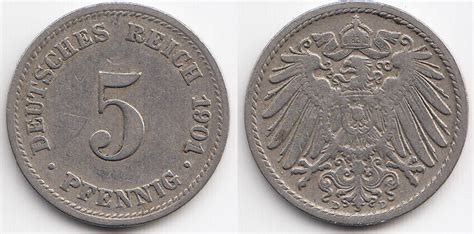 Kaiserreich Pfennig D Gro Er Adler Kupfer Nickel Sehr Sch N