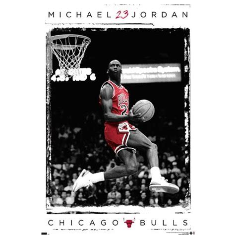 Michael Jordan - Dunk Poster | JB Hi-Fi