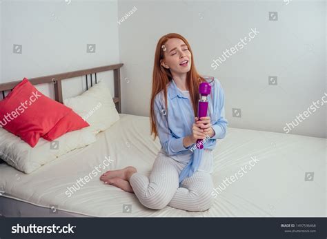 Redhaired Ginger Female Holding Sex Toy Stock Photo 1497536468 Shutterstock
