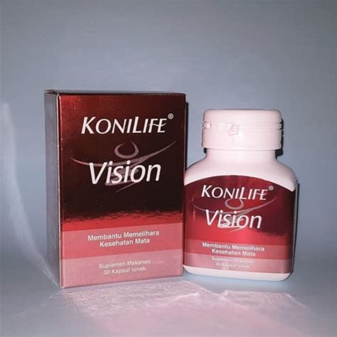 Jual K24 MANUKAN KONILIFE VISION MERAH 30 KAPSUL LUNAK Per Botol