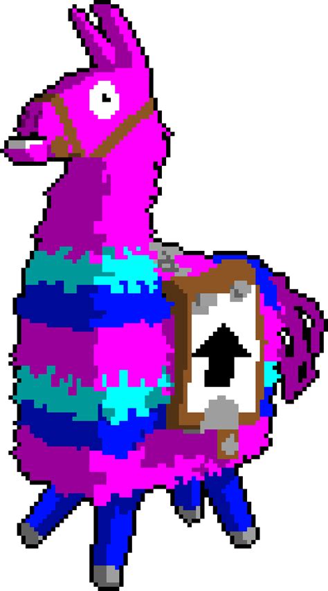 Pixel Art Fortnite Lama Aujourd hui je vous montre comment réaliser