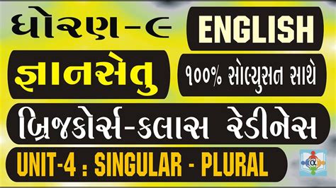 Gyansetu Std 9 English Unit 4 Bridge Course YouTube