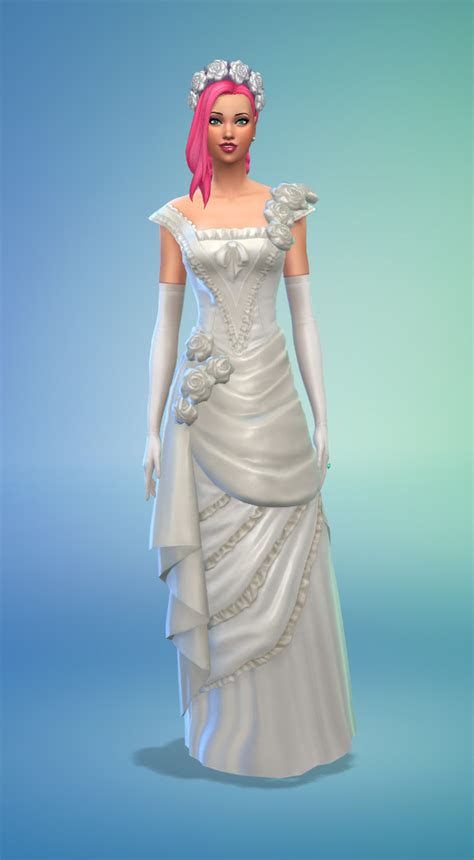 sims-4-wedding-dress-4 - Sims Online