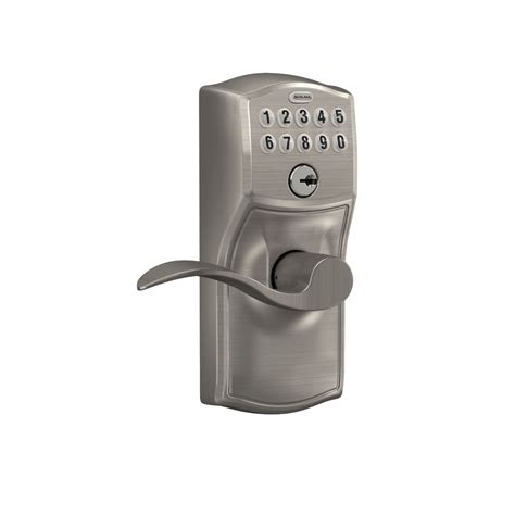 Accent Keypad Lever with Camelot Trim