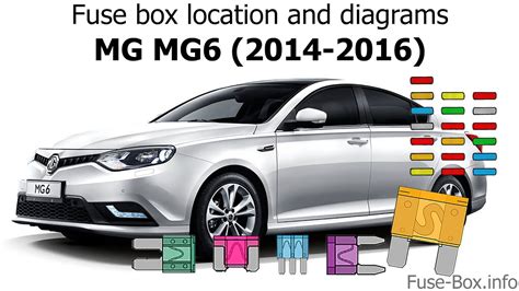 Fuse Box Location And Diagrams Mg Mg6 2014 2016 Youtube