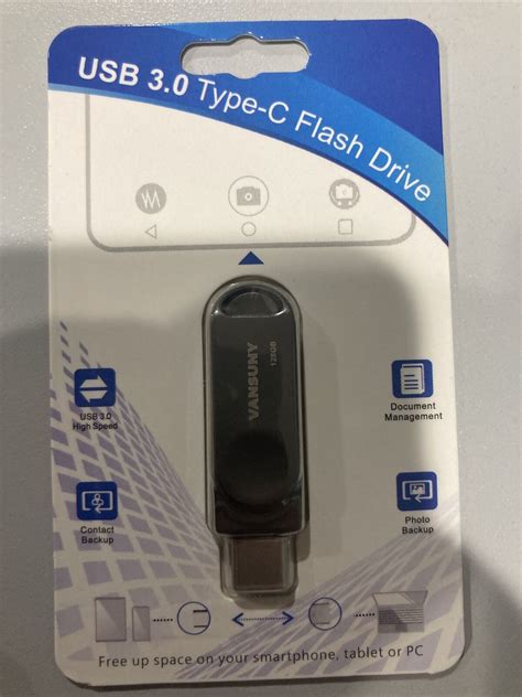 Vansuny USB 3 0 Type C Flash Drive 128 GB New EBay