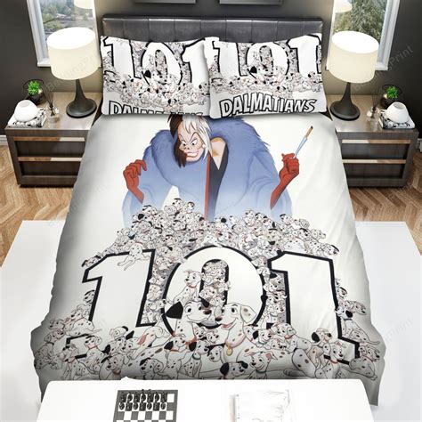 101 Dalmatians Disney Classic Bed Sheets Spread Comforter Duvet Cover Bedding Sets Army Merch Shop