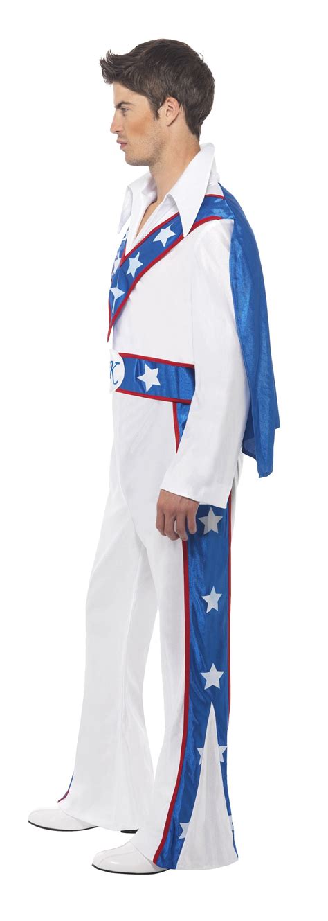 Evel Knievel All in One Halloween Fancy Dress Jumpsuit-21126