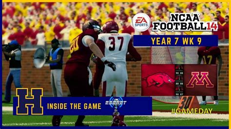 NCAA Football 14 Highland Scotties Teambuilder Dynasty Arkansas Vs