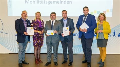 LR Schleritzko zeichnete neue Mobilitätsgemeinden aus dem Bezirk