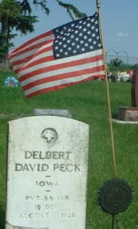 Pvt Delbert David Peck M Morial Find A Grave