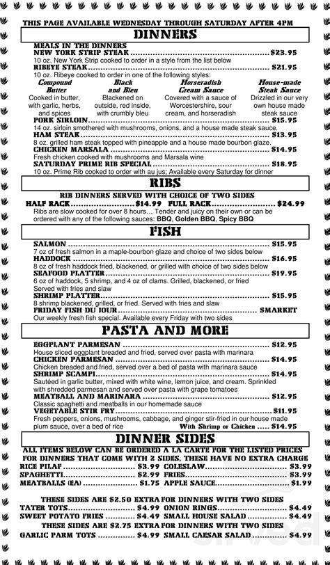 Sunset Grill Menus In Ithaca New York United States