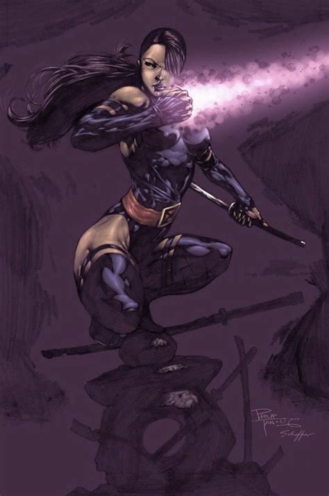 X Men Psylocke By Philip Tan Psylocke Comic Book Artwork Marvel