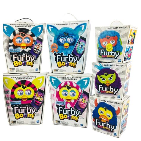 Original Furby Party Rockers Musical Soft Toy Electronic Pet Dolls