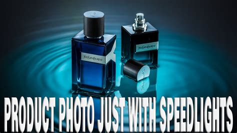 How To Shoot Perfume Bottles Only With Speedlights Behind The Scene