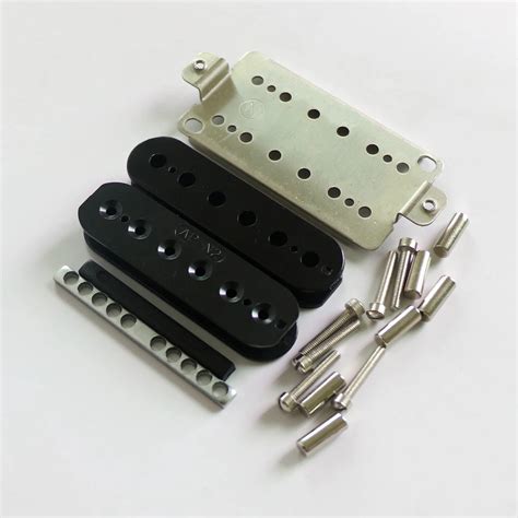 Donlis Alnico 5 Magnet Bar Humbucker Guitar Pickup Kits With Nickel