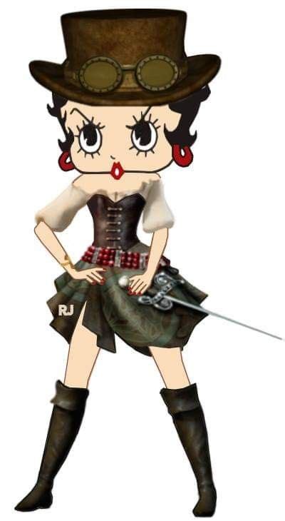 Pin By Shannon Morrison On Betty Boop Fashion Betty Boop Steampunk