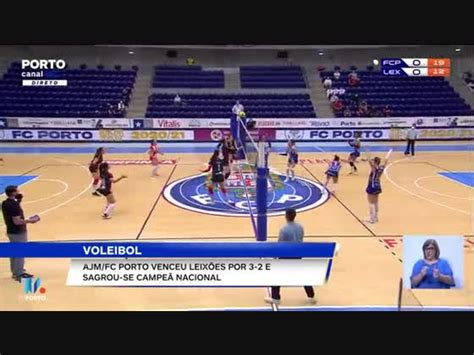 AJM FC Porto volta a vencer Leixões e assegura título feminino de voleibol