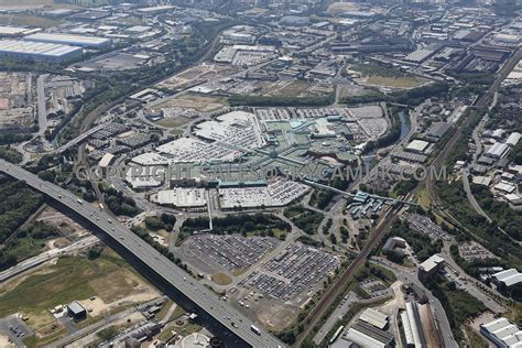 Aerial Photography Of Meadowhall Shopping Centre Looking From The M1