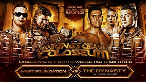 Tag Team Title Ladder Match Added To Mlw Kings Of Colosseum