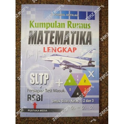 Jual Kumpulan Rumus Matematika Lengkap Untuk SLTP Kelas 1 2 Dan 3