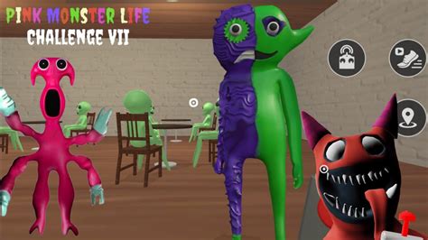 Chapter 2 Pink Monster Life Challenge 7 Garten Of Banban 7 YouTube