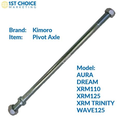 KIMORO Pivot Axle Pivot Shaft Swing Arm AURA DREAM SYM XRM110 XRM125