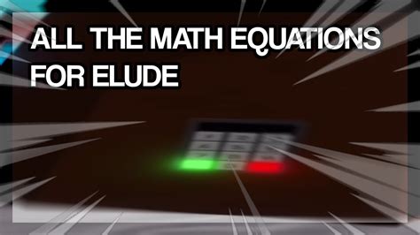 All Math Answers To Get Elude Keypad Roblox Slap Battles Youtube