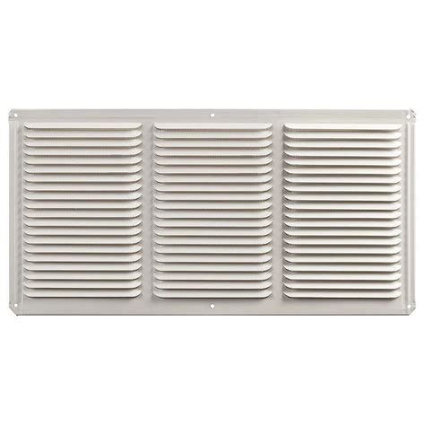 Gaf Master Flow 16 Inch X 8 Inch Aluminum Under Eave Soffit Vent In White The Home Depot Canada