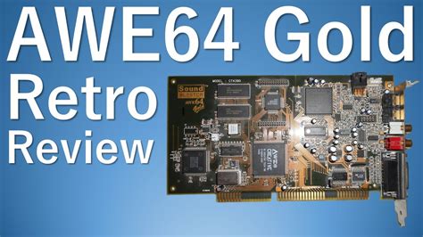 Sound Blaster AWE64 Gold Review YouTube