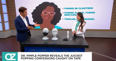 Dr Pimple Popper Reveals The Juiciest Popping Confessions Caught On