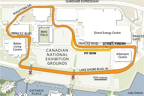 Toronto Indy Map Pelajaran