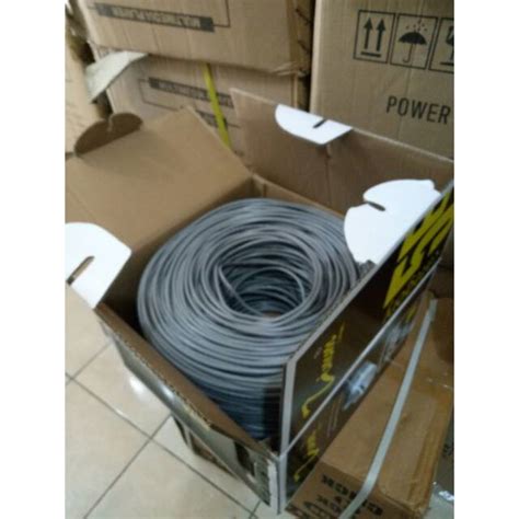 Jual Cable Utp Cat5e Tebal 1 Roll 305m Kabel Lan Utp Cat 5e Zimin