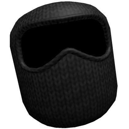 Black Knitted Ski Mask Roblox