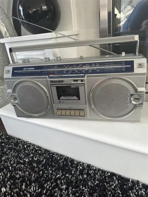 Sharp Gf Boombox Ghetto Blaster Radio Cassette Vintage Retro Fully Working £39 99 Picclick Uk