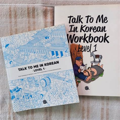 TTMIK Talk To Me In Korean Level 1 Grammar Textbook Workbook