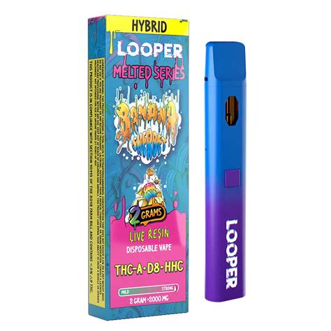 Dimo Looper Melted Series Live Resin Blend Disposable Vape Pen The