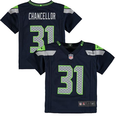 Toddler Seattle Seahawks Kam Chancellor Nike College Navy Team Color ...