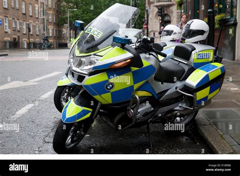 Londonuk27th May 2014two Police Bikes Parked Bmw Rt 1200cc As