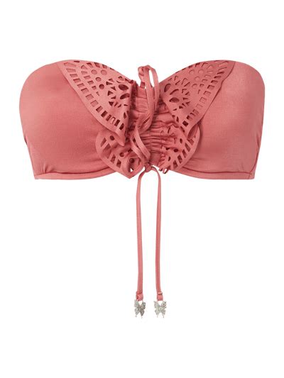 Seafolly Bikini Oberteil Mit Neckholder Altrosa Online Kaufen