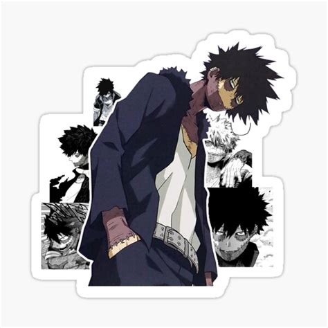 Dabi Animanga Sticker By Storedragi Redbubble