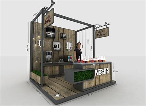 NESTLE LEADERSHIP - Activation Stand | Kiosk design, Cafe design, Booth ...