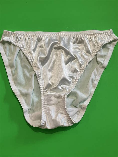 Maidenform Satin Nylon Hipster Bikini Panties S Small Gem